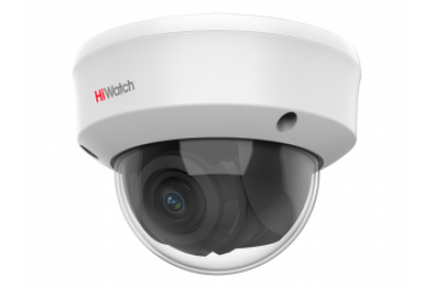 HiWatch DS-T207(С) 2Мп купольная HD-TVI камера с EXIR-подсветкой до 40м (2.7-13.5 mm)