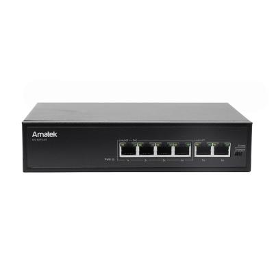 Amatek AN-S6P4-65 6-портовый 100 Мбит/с коммутатор с PoE+