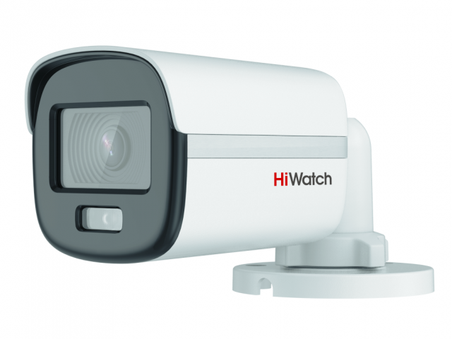 HiWatch DS-T200A(B) 2Мп цилиндрическая HD-TVI камера с гибридной подсветкой (2.8mm)