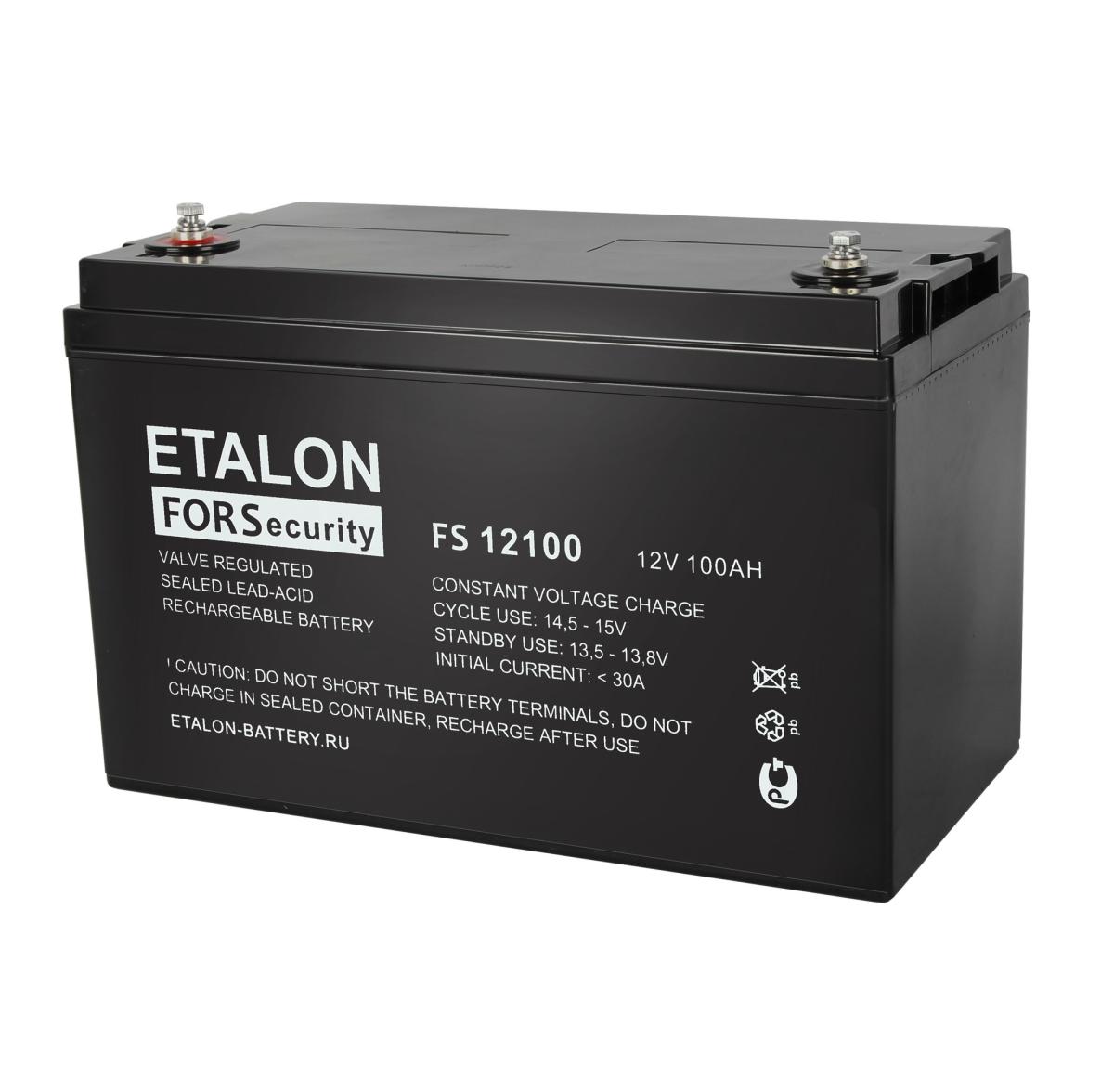 ETALON FORS 12100 Аккумулятор герметичный свинцово-кислотный
