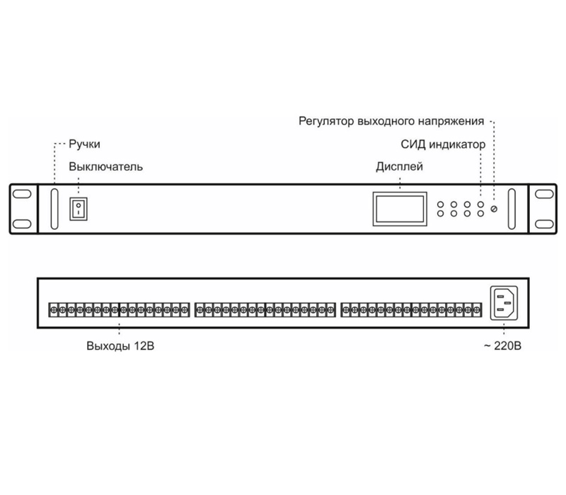 Smartec ST-PS110DRD-BK Блок бесперебойного питания 12 В / 10А