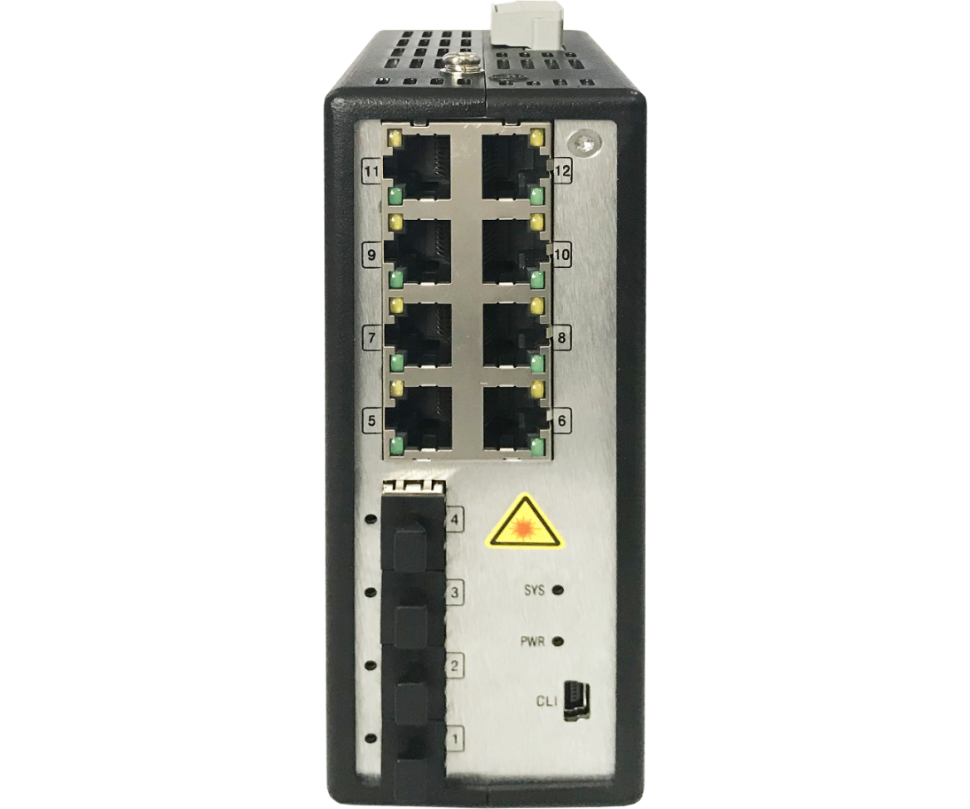 HikVision DS-3T3512P коммутатор управляемый, 8 Gigabit RJ45 PoE портов