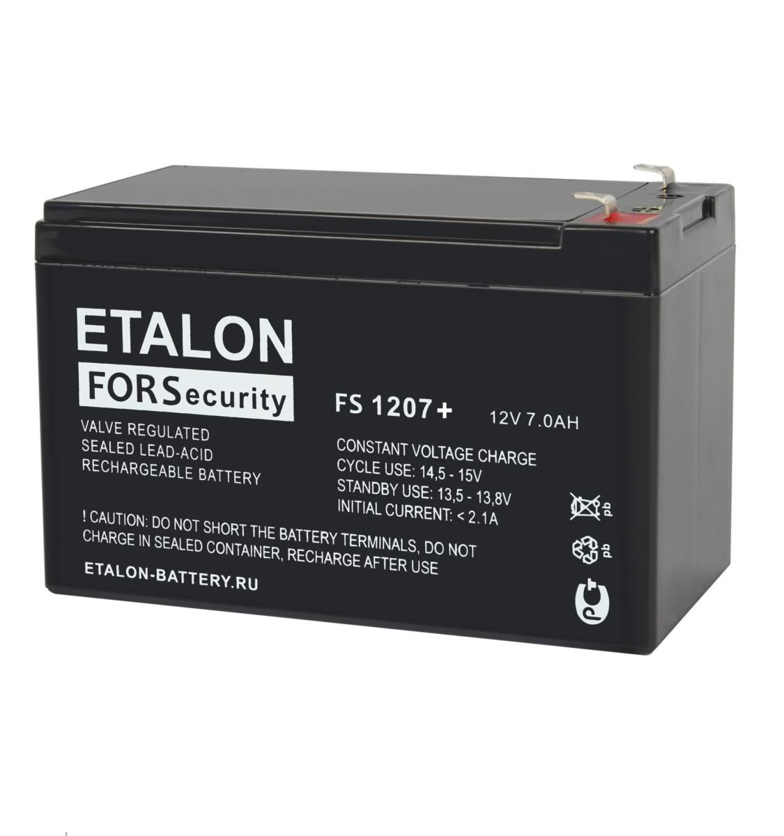 ETALON FS 1207+ Аккумулятор герметичный свинцово-кислотный
