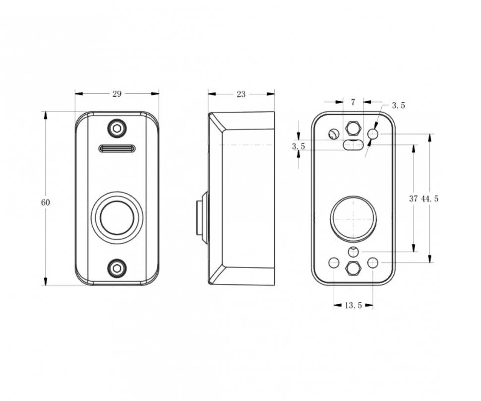 Smartec ST-EX012LSM кнопка