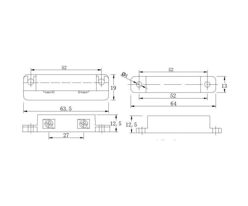 Smartec ST-DM121NC-BR магнитоконтактный охранный извещатель