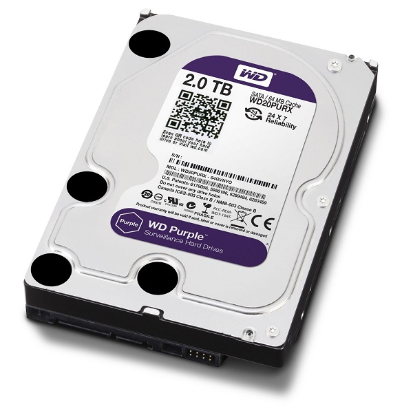 Western Digital WD20PURX Жесткий диск WD Purple 2 ТБ