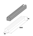 DoorHan DHS60/M Балка прокатная 60х55х3мм